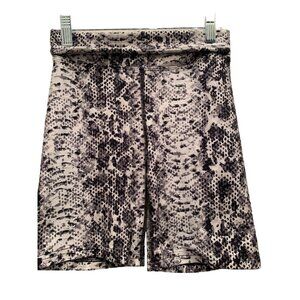 Marika Tek Womens Yoga Shorts Sz S? Snakeskin Print Modern MobWife Athleisure